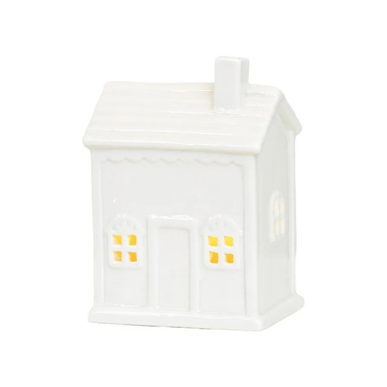 BQLQBQLQ Casas de Pueblo Navideñas Blancas, Casas y Pueblos de Cerámica, Casas de Pueblo Navide... | Walmart (US)