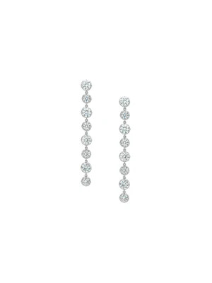 SHORT SYLVIE RIVIÈRE EARRINGS IN MOISSANITE, STERLING SILVER | Dorsey