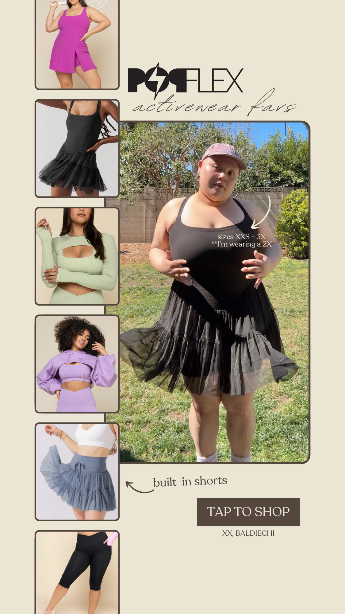 The pirouette dress is the BEST FITTING onesie I've ever tried and the shorts underneath stay in place all day! Loving all these Popflex finds. 

Everything comes in sizes XXS-3X

plus size activewear, plus size workout finds, plus size workout dress 

 #LTKActive #LTKMidsize #LTKPlusSize