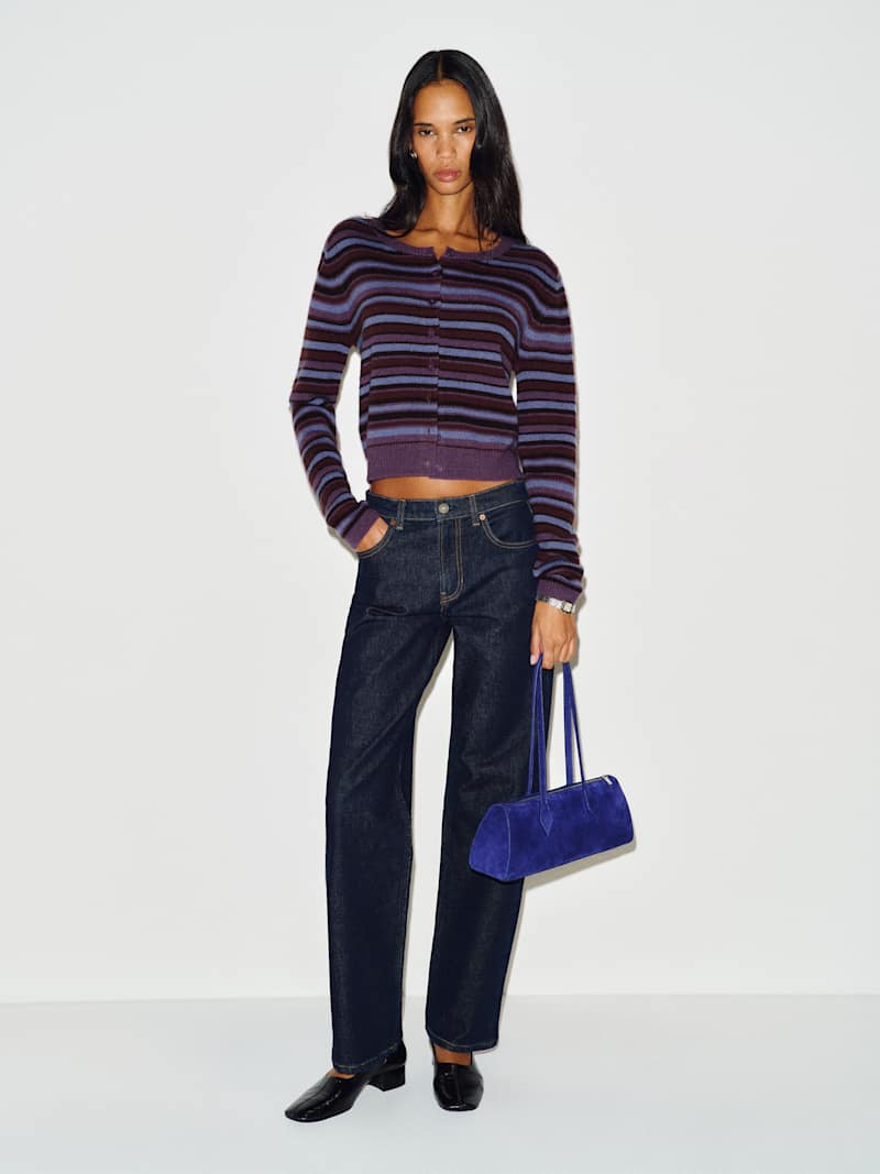 Clara Cashmere Crew Cardigan | Reformation (Global)
