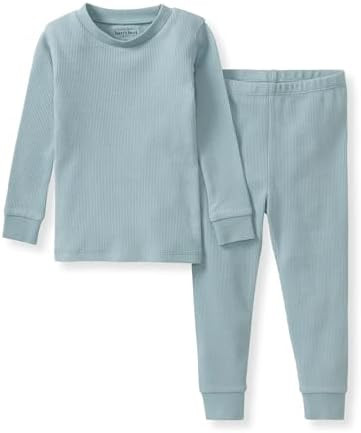 Burt's Bees Baby Unisex Baby Honeysoft Pajamas, Tee and Pant 2-Piece Pj Set, Soft Organic Cotton ... | Amazon (US)