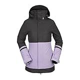 Volcom Women's Westland Insulated Snowboard Ski Winter Hooded Jacket, Dark Grey, Small | Amazon (US)