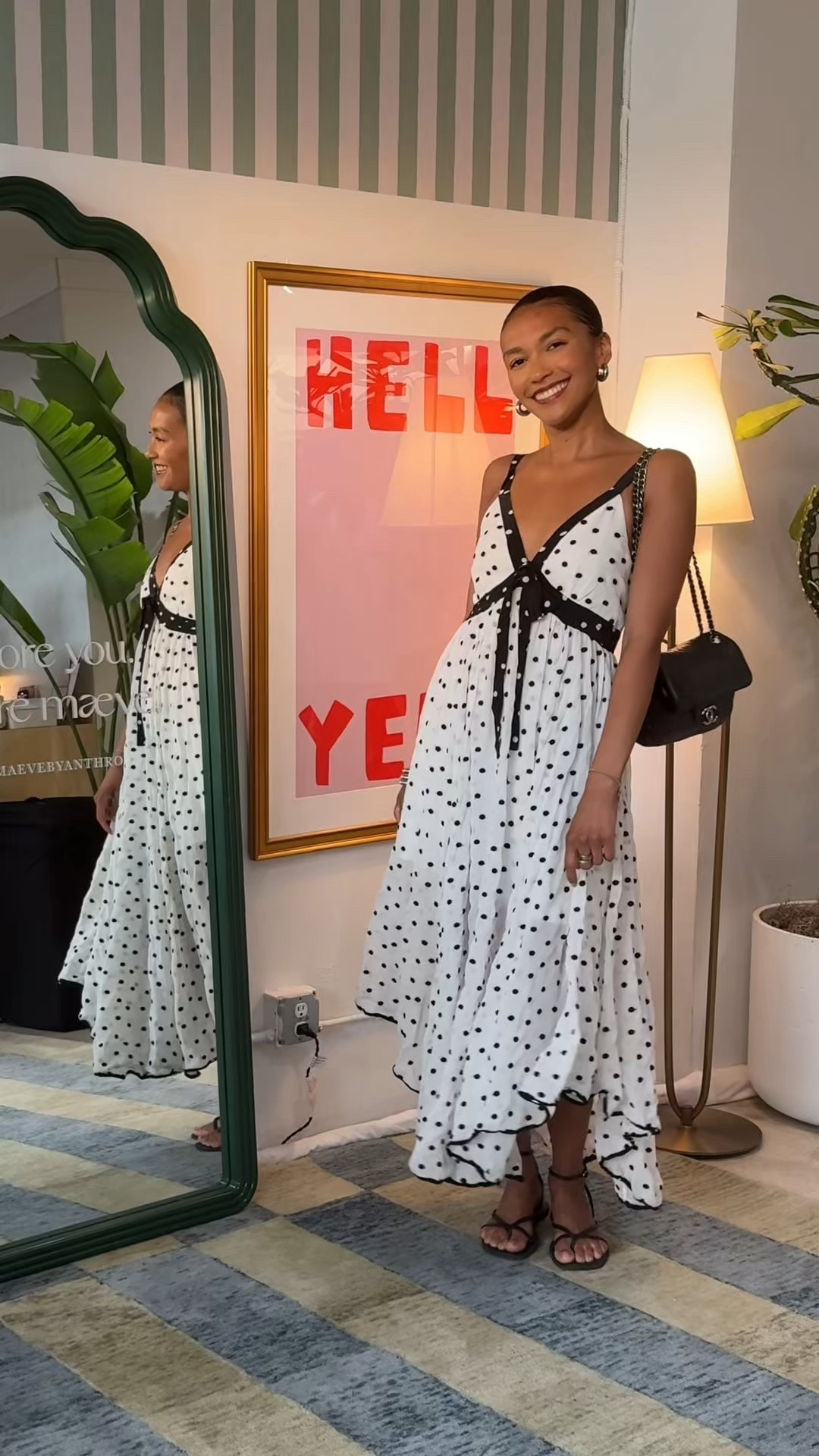 what a fun summer dress and so on trend rn! polka dots here I come 

#LTKSeasonal #LTKSaleAlert