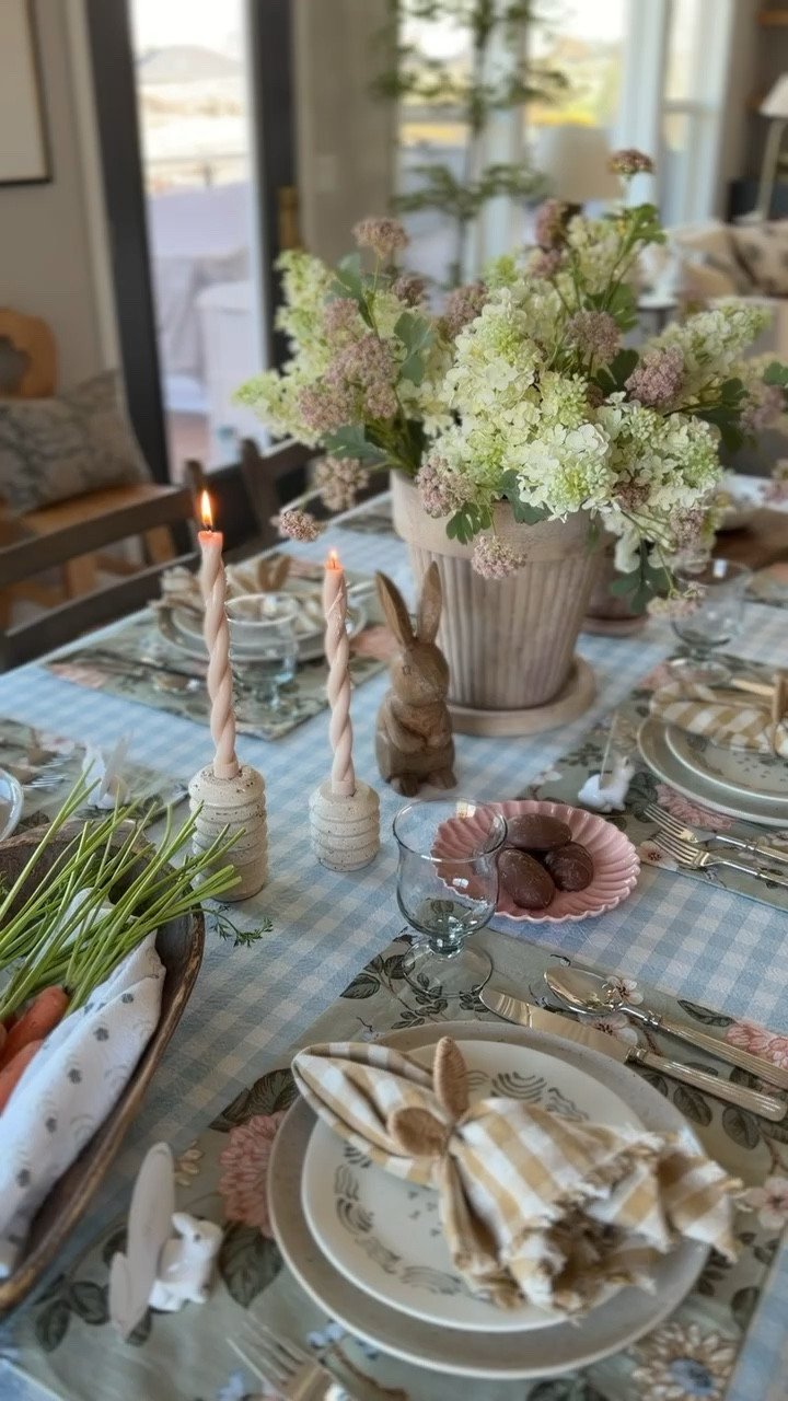 The countdown to Easter is on! Are you ready? If you’re hosting and stuck on where to start, this beautifully layered tablescape is perfect inspiration. Many of these pieces are affordable easy grabs, too! 

#LTKHome