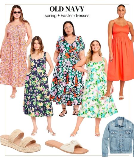 Cute spring or Easter dresses from Old Navy I’m loving! These dresses are TTS or size up if between, I did a petite L for all of them and I’ll 5ft4

#LTKfindsunder50 #LTKfindsunder100