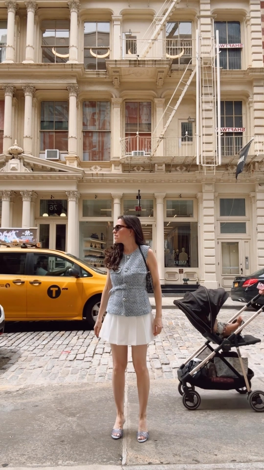 Belted vest Zara in S, White skort XS

#LTKStyleTip #LTKSeasonal