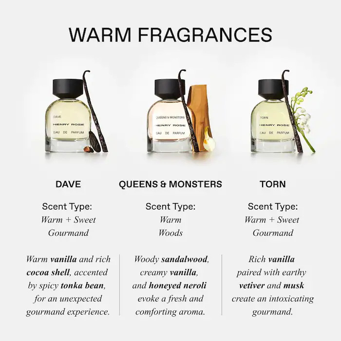 Henry Rose Queens + Monsters Eau de Parfum with Sandalwood + Vanilla Travel Spray | Sephora (US)