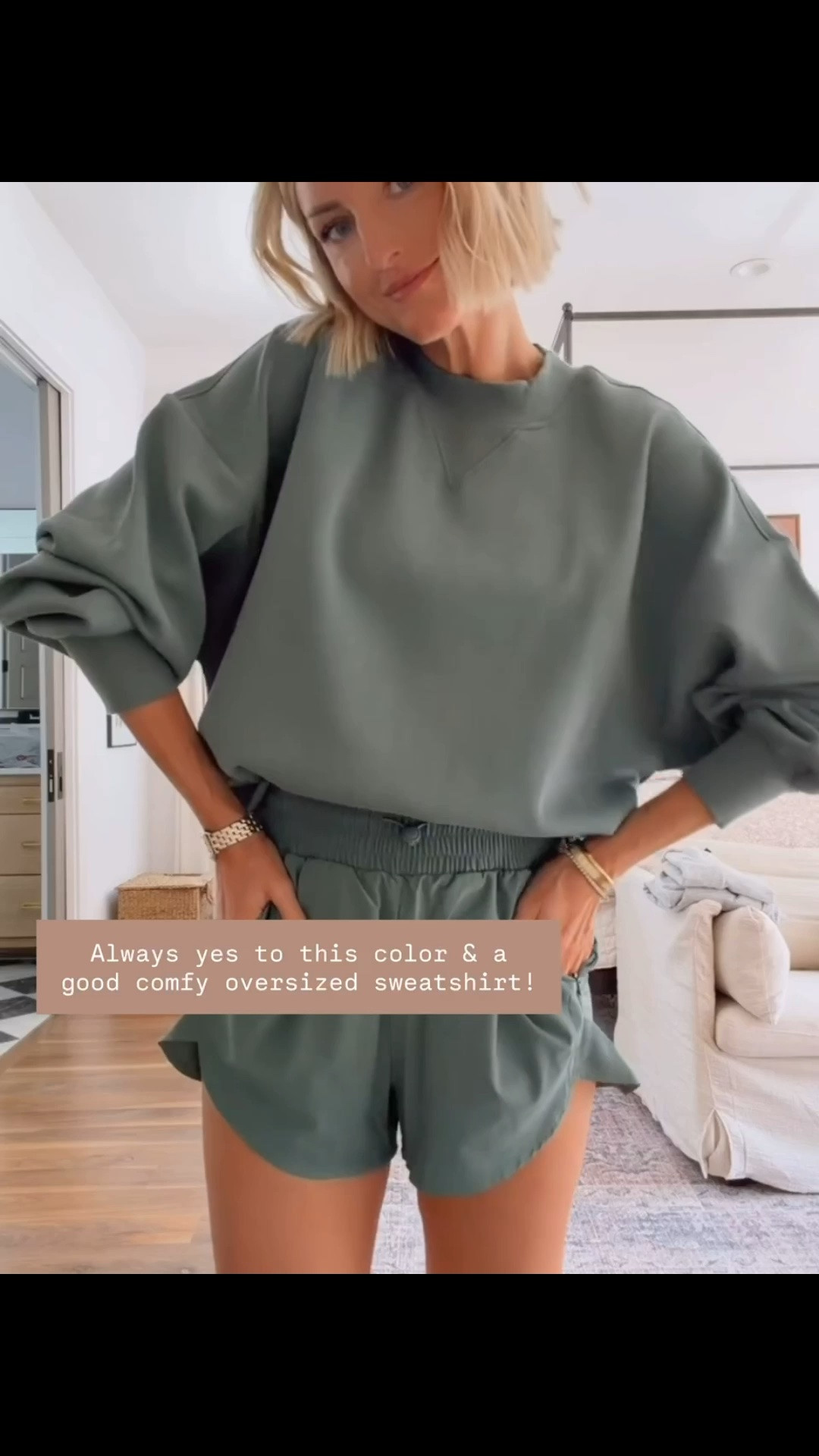 A matching set always makes me feel put together, & it’s literally so easy to throw on! Wearing M in sweatshirt & S in shorts!

Loverly Grey, Target, sweatshirt, active shorts, activewear

#LTKActive