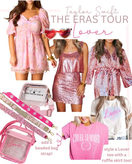The eras tour outfit ideas inspired by the lover era!
Love a sequin dress for a Taylor swift concert ✨(code CARIN15 for 15% off any of the sequin dresses!) 

#LTKsalealert #LTKSeasonal #LTKFind