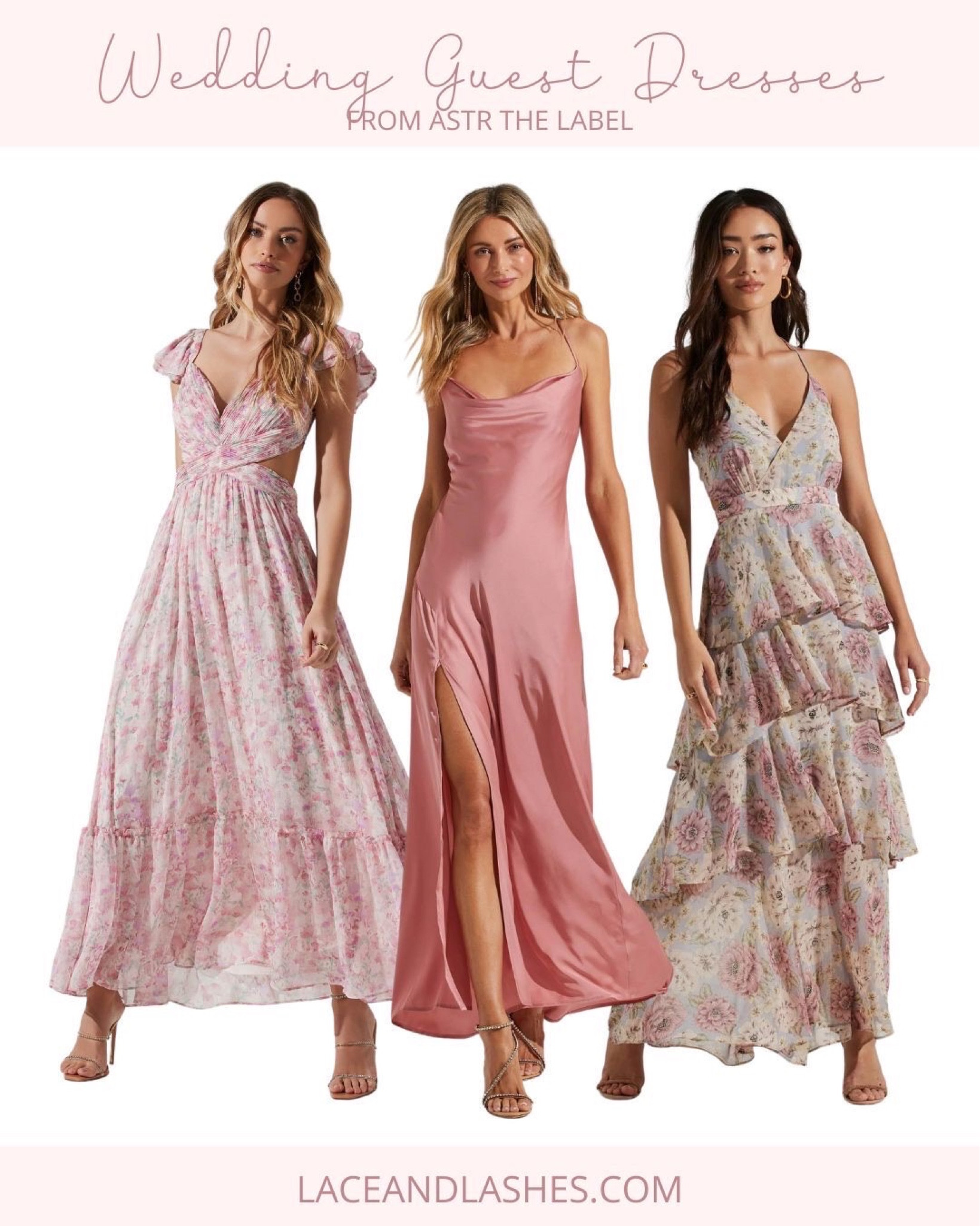 Summer wedding guest dresses from ASTR, gorgeous tiered dress! 

#LTKwedding #LTKFind #LTKSeasonal