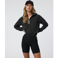 Vuori Restore Half Zip Jacket Hoodie | Washed Black | Medium | Vuori Clothing (US & Canada)