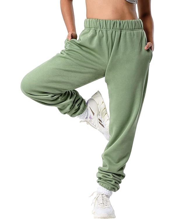 Kamo Fitness CozyTec High-Waisted Sweatpants for Women Baggy: Comfy Lounge Pants with Pockets Cra... | Amazon (US)
