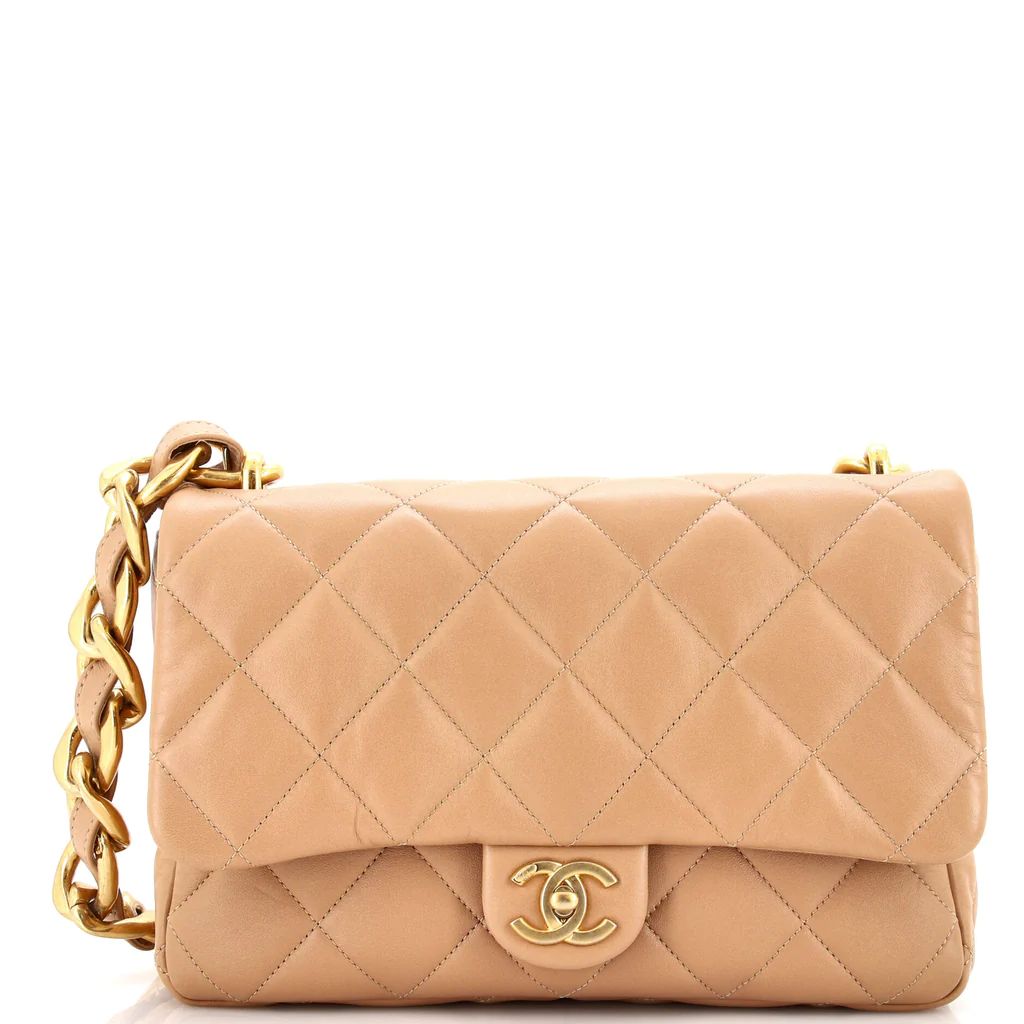 Funky Town Flap Bag Quilted Lambskin Large | Rebag