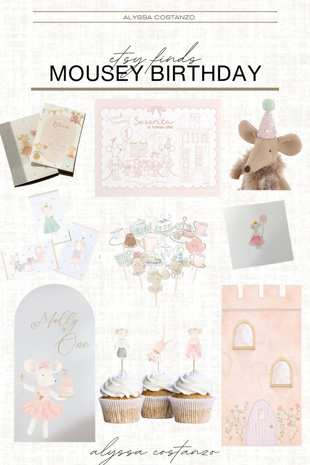 mousey birthday; maileg mouse birthday party decorations; mouse birthday; doll house birthday; tea party birthday; first birthday theme; first birthday decor  

 #LTKBaby #LTKKids