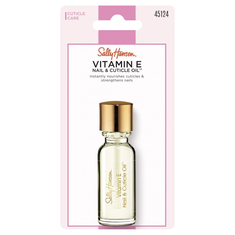 Sally Hansen Vitamin E Nail and Cuticle Oil, 0.45 Fl Oz, Packaging may vary | Amazon (US)