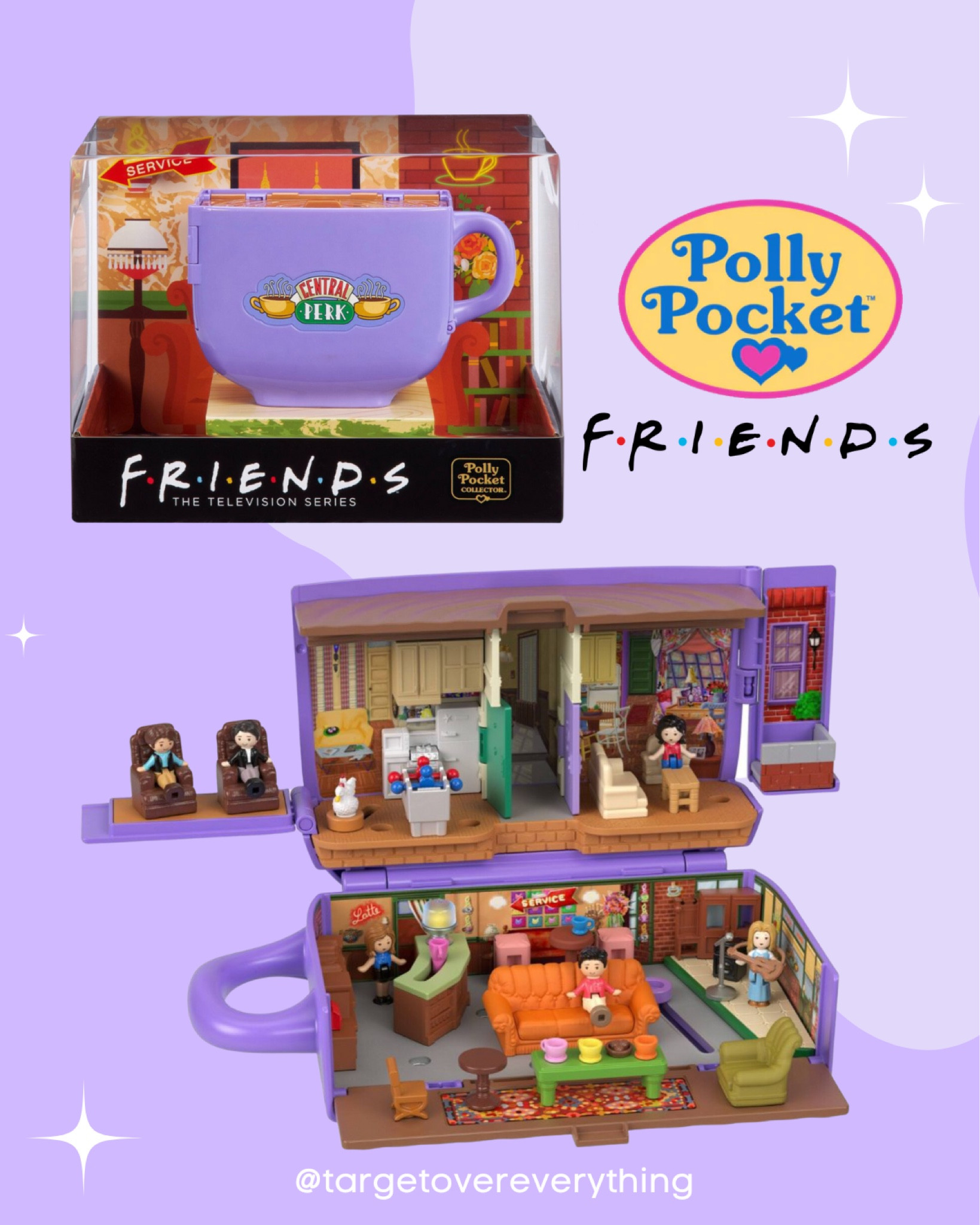 So happy to get my hands on this Friends Polly Pocket collector! This has  to be my favourite one! While watching Friends will never be the…