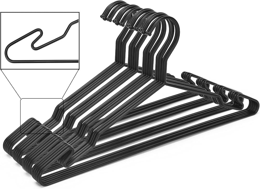 Luxurious Hanger Set Premium Metal Hangers with Unique Hook Design Durable & Sturdy Coat Hangers ... | Amazon (US)