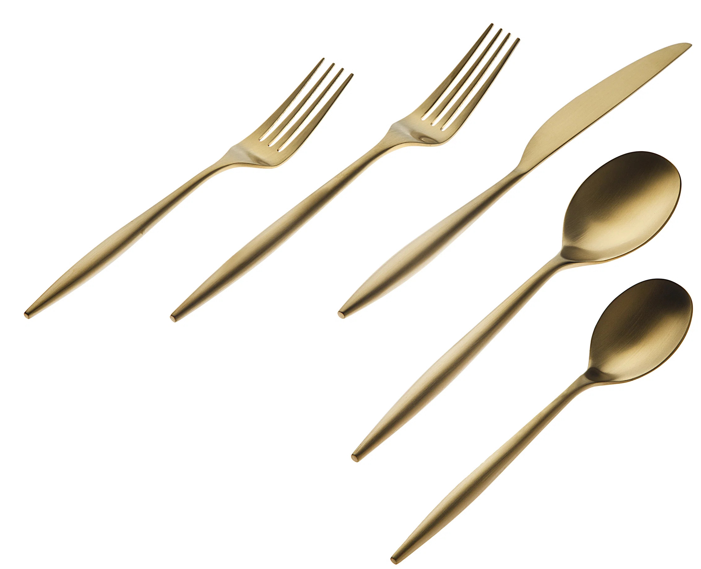 Milano 20 Piece 18/10 Stainless Steel Flatware Set, Service for 4 | Wayfair North America