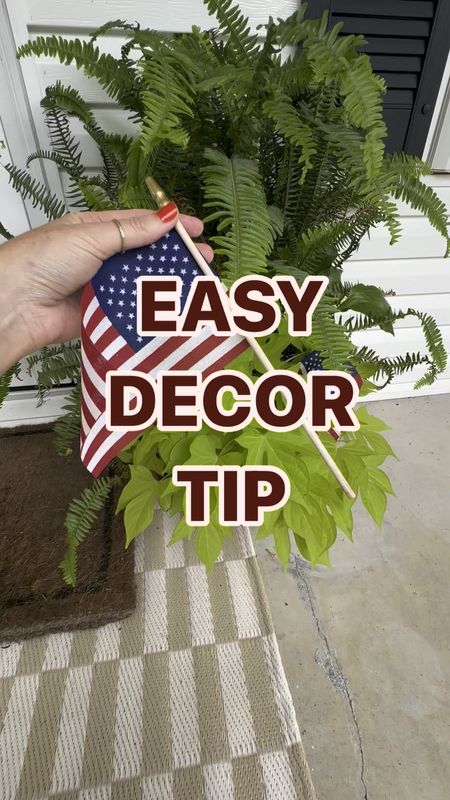 Perfect patriotic decor for adding festive feel to your home!  Amazon American flag set I love mixing these 2 sizes 
Porch decor, summer decor, 

#LTKFindsUnder50 #LTKVideo #LTKHome