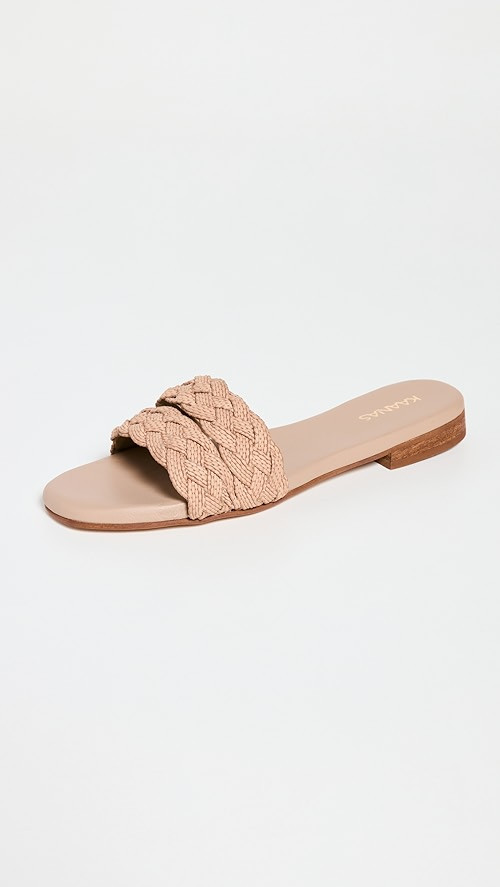 KAANAS Papagayo Double Braid Slides | SHOPBOP | Shopbop