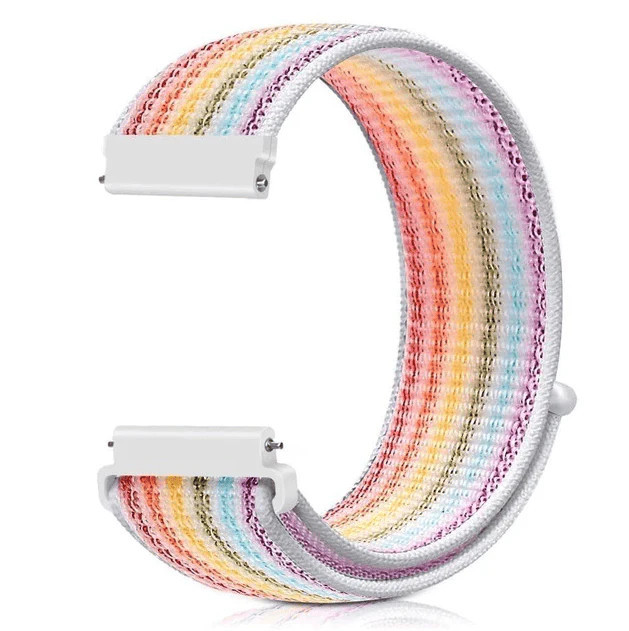 20mm Woven Nylon Sport Loop Watch Band Strap Quick Release Spring Pins USA, Colorful | Shop Simon