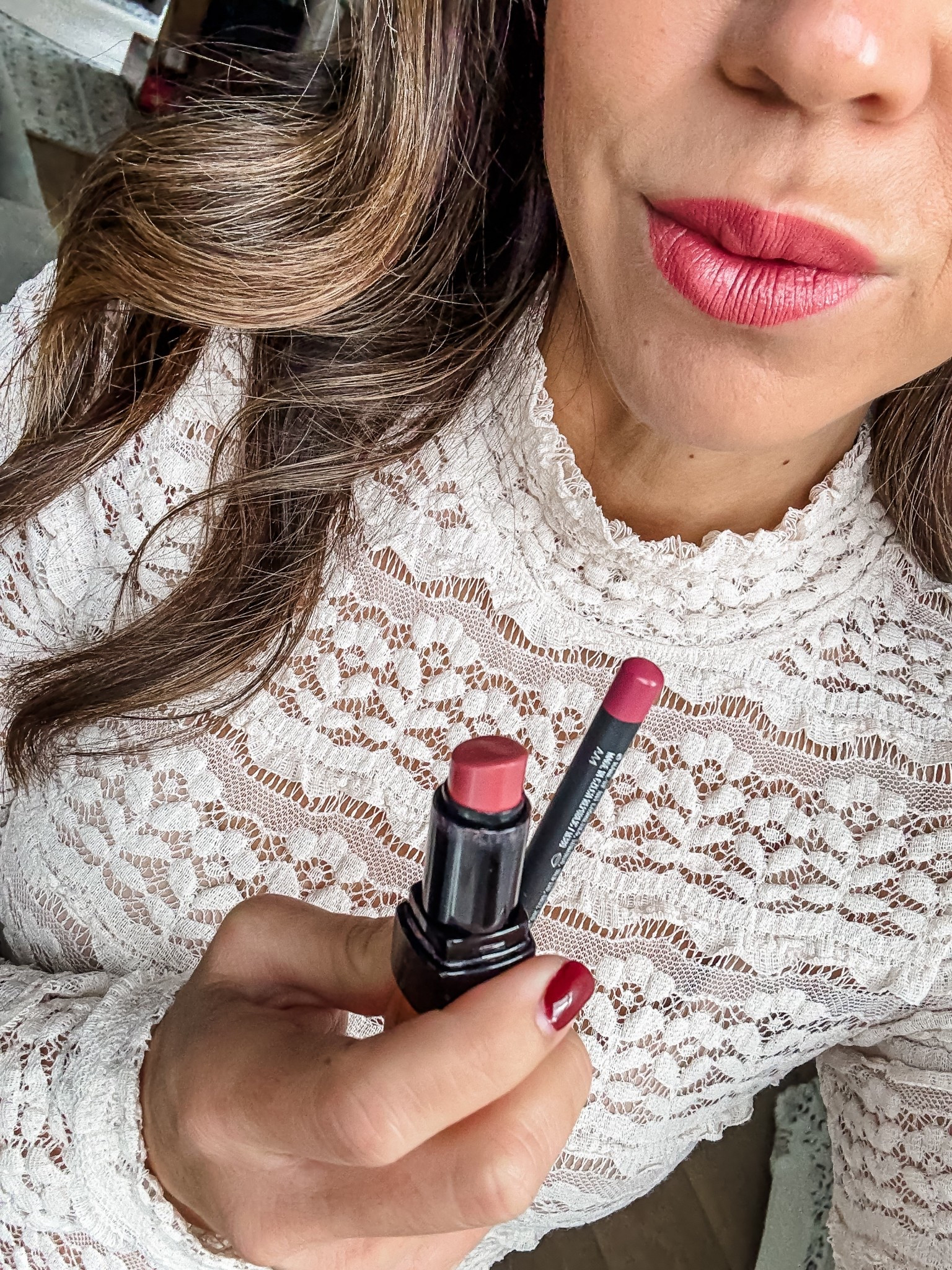Lip liner color SOAR. Lipstick color NEUTRAL ROSE. Bodysuit small.

#LTKOver40 #LTKBeauty #LTKFindsUnder50