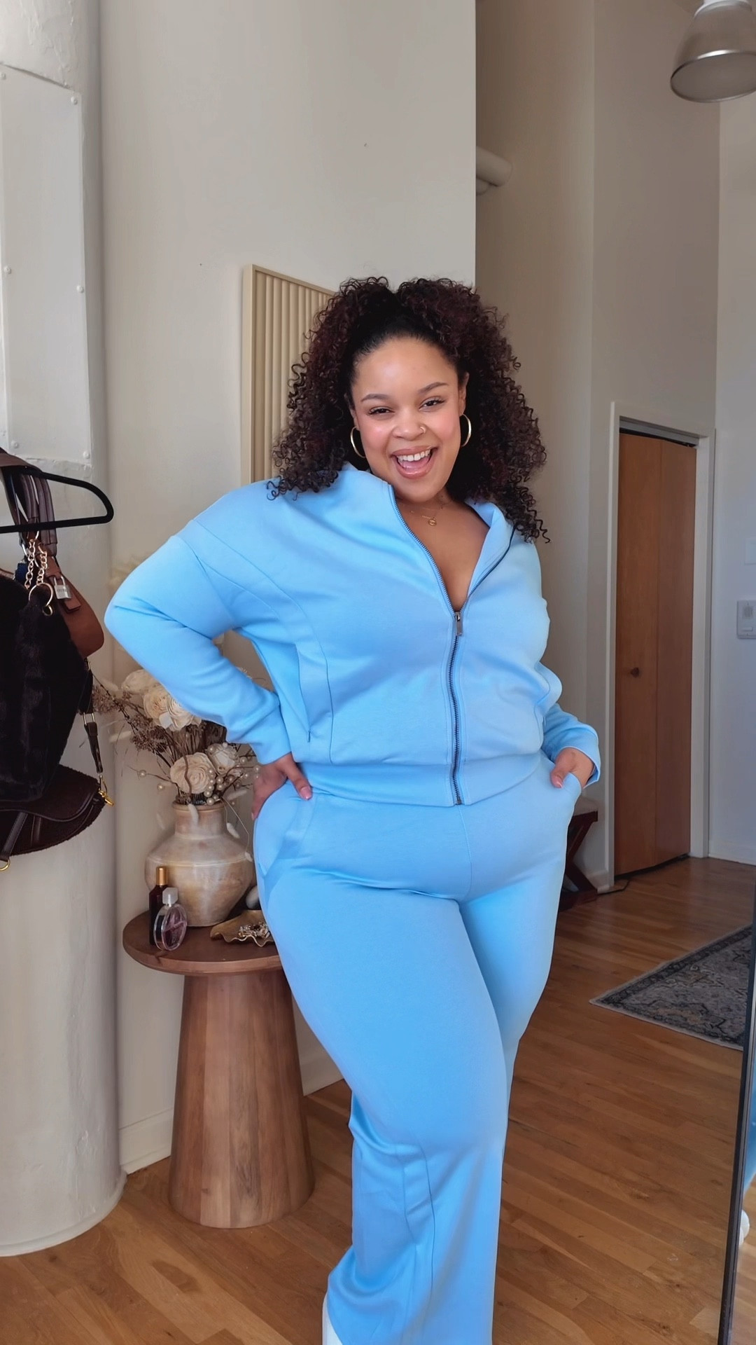 I look so good in blue - and soooo can you! Find this outfit on Amazon #amazonoutfit #curves #ootd #matchingset #winteroutfit 

#LTKootd #LTKgrwm #LTKPlusSize
