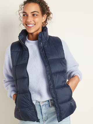 Frost-Free Puffer Vest for Women | Old Navy (US)