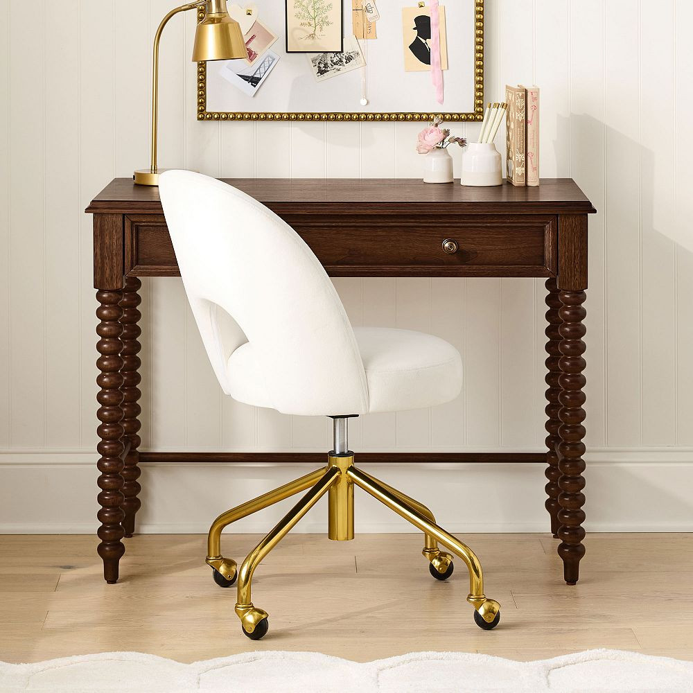 Chris Loves Julia Turned Wood Desk (40") | Pottery Barn Teen