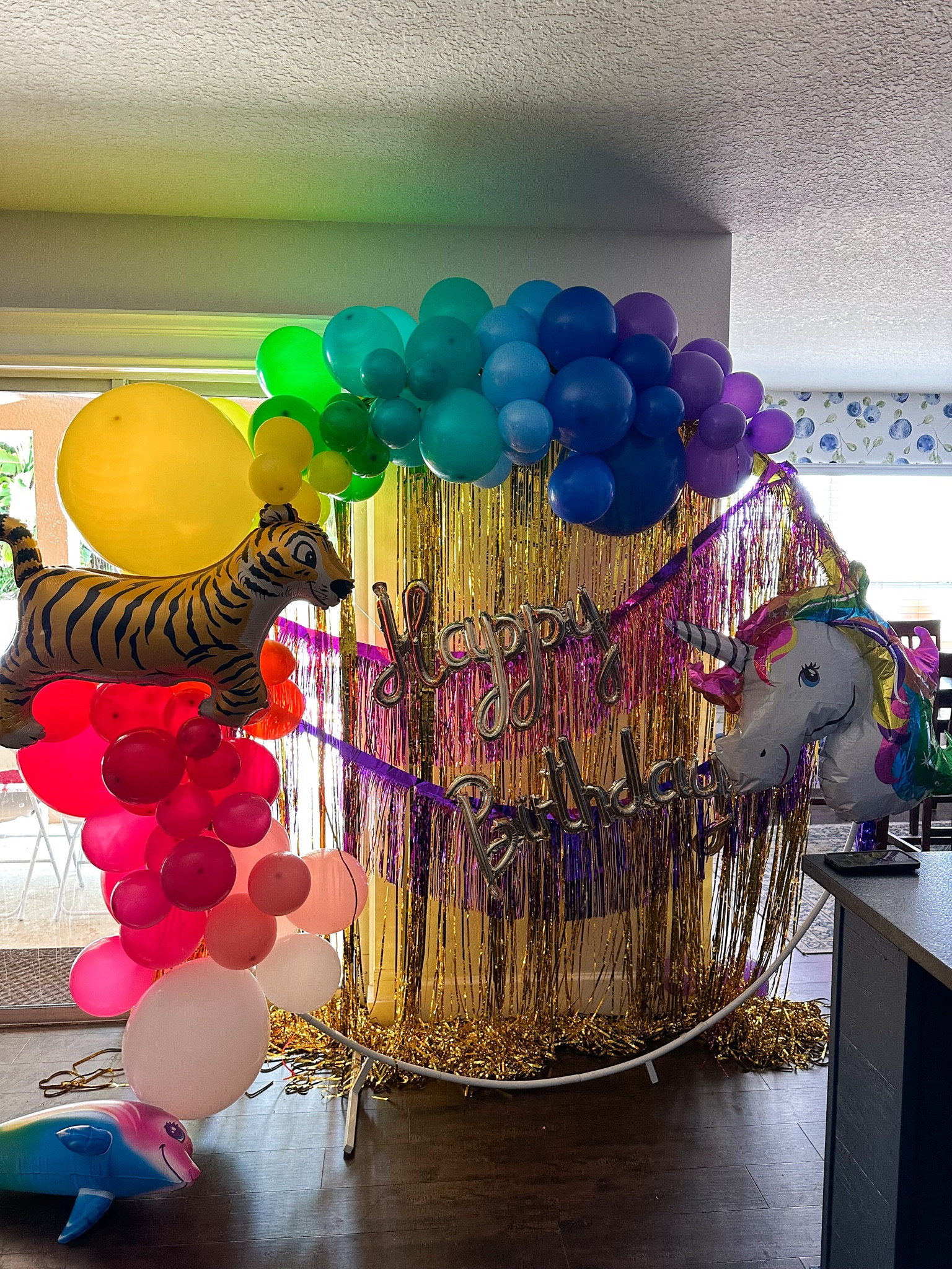 Lisa Frank inspired birthday party. Happy Birthday backdrop. 



#LTKFamily #LTKParties #LTKKids