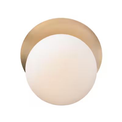 Maxim Lighting Vesper 7-in W 1-Light Satin Brass/Black Transitional Wall Sconce Lowes.com | Lowe's