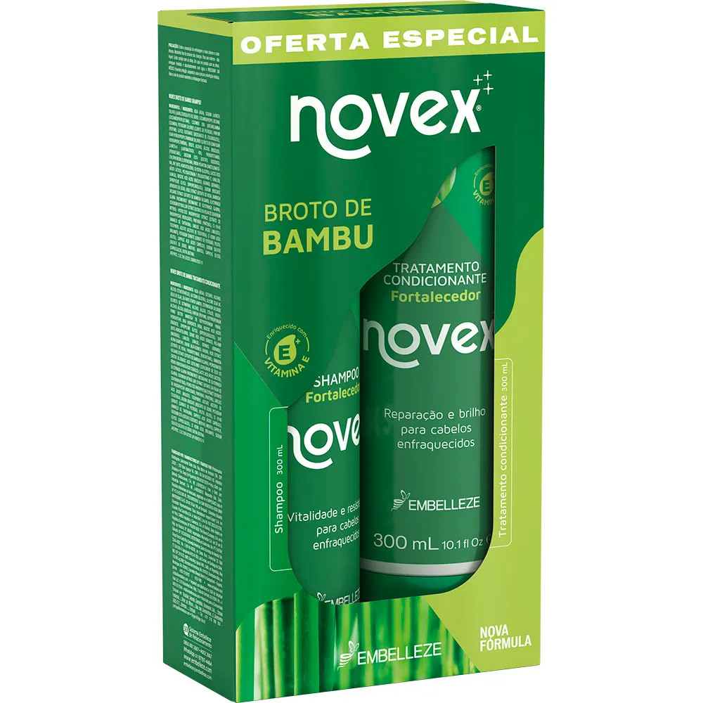 Shampoo e Condicionador Novex Broto de Bambu | Embelleze (BR)