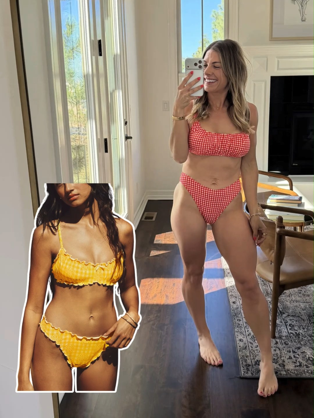 Spring Stunners unite! The Cupshe Spring Stunner Gingham Bikini Set with high-rise high-cut bottoms is my love language. Grab yours with code Nicki15 for 15% OFF $65+ ☀️🌸💛
#cupshebikini #ginghambikini #springstunner #highrisebottoms #highcutbikini #swimwearstyle #summerfashion #beachwear #vacationlook #resortvibes 

 #LTKootd #LTKSwim