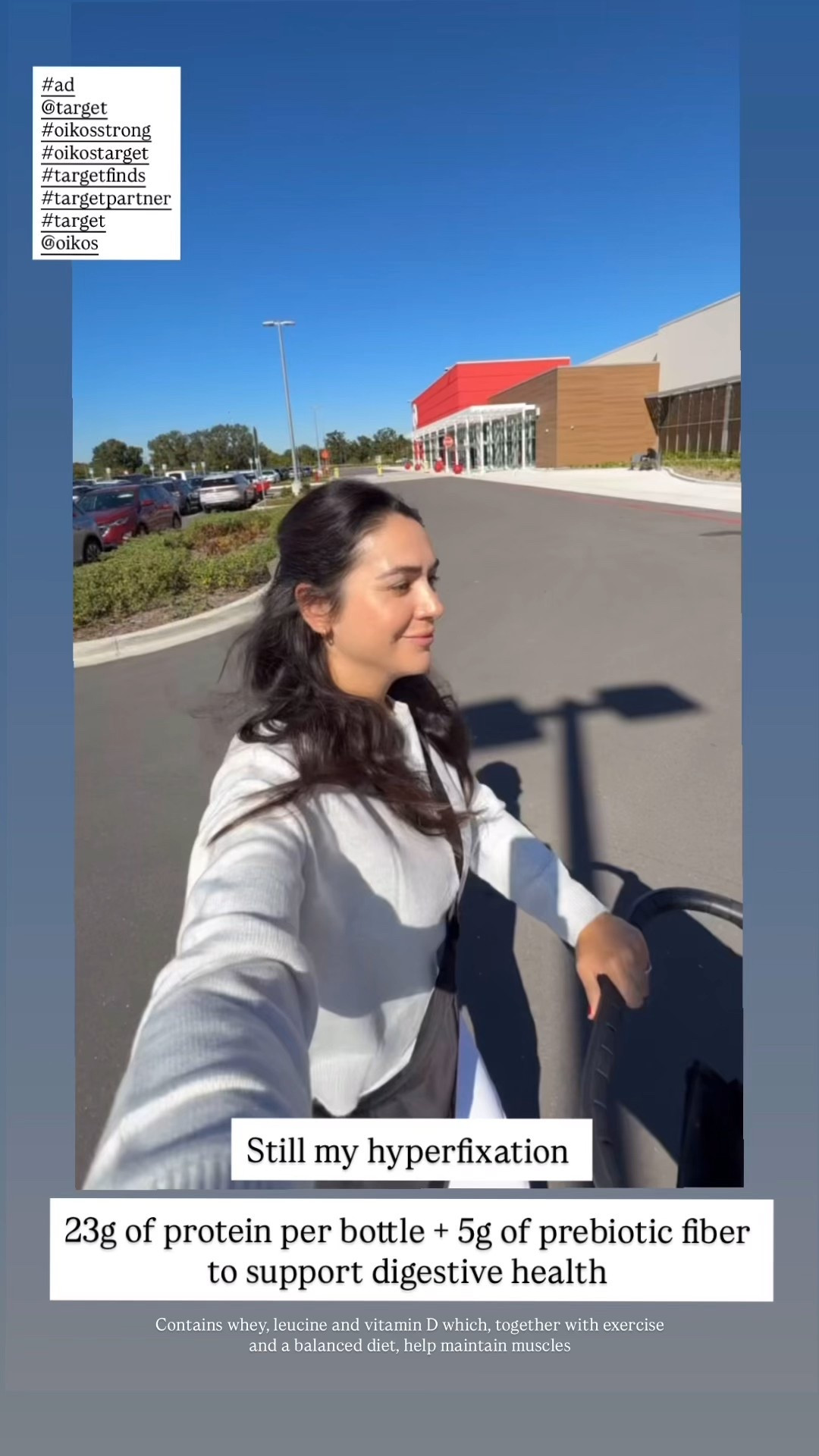 #AD Still a hyperfixation! I recently shared the new @oikos Fusion Drink from one of my last @target runs and it’s still a staple in my refrigerator.  3 flavors (Mixed Berry, Vanilla and Strawberry) that have 23g of protein per bottle + 5g of prebiotic fiber that supports digestive health. It’s my new go-to in between workouts. The patented Advanced Fusion Blend helps build and retain muscle during weight loss as well*. It tastes great too! Comment SHOP and I’ll send the link directly to your inbox #oikosstrong #oikostarget #targetpartner #targetfinds 

**Contains whey, leucine, and vitamin D which, together with exercise and a balanced diet, help maintain muscles. 


#LTKfoodie #LTKfitnessgoals #LTKmomlife