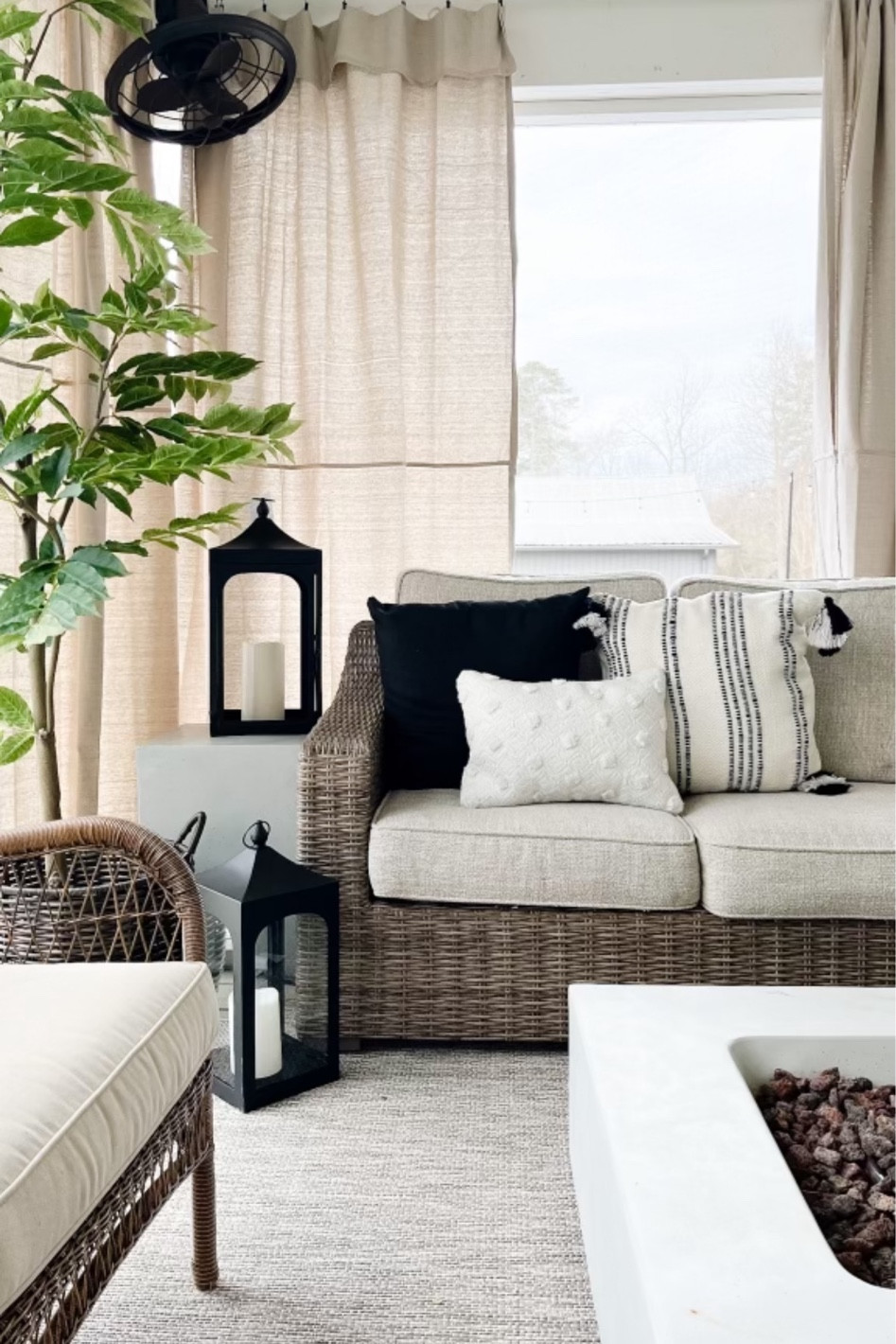 Screened in back porch furniture and decor from Walmart! 

#LTKSeasonal #LTKhome #LTKstyletip