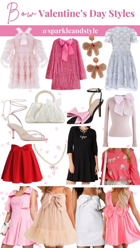 Bow Valentine’s Day Styles 🎀

Valentine’s Day, Valentine’s Day outfits, vday outfits, vday styles, Valentine’s Day dresses, Valentine’s shoes, Valentine’s Day romper, Valentine’s Day heels, Valentine’s Day jewelry, Valentine’s Day earrings, Valentine’s Day skirts, Valentine’s Day, Valentine’s Day purses, Valentine’s Day sweaters, Valentine’s Day tops, Valentine’s Day accessories, pink sequin bow off the shoulder dress, pink sequin back bow shift dress, beaded bow earrings, light blue sequin bow dress, pink bow heels, white pearl bow purse, black and pink bow heels, pink bow top, red bow mini skirt, pearl bow necklace, back bow dress, pink and silver bow sweater, pink tie sleeve dress, bow tulle dress, white bow dress, pink bow dress 

#LTKfindsunder100 #LTKshoecrush #LTKfindsunder50