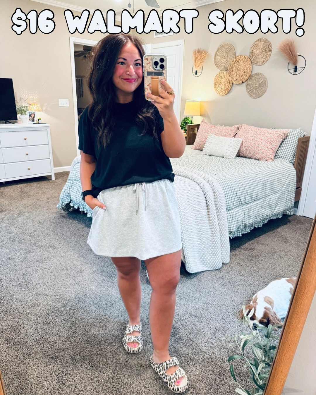 This $16 Walmart skort is too good to pass up! 🤍✨ Incredibly soft, super stretchy, & the quality honestly surprised me. It has a thicker, more premium feel & is such a staple for summer! ☀️ I can’t wait to wear this with a spirit tee & sneakers during the school year!

#LTKootd #LTKSeasonal #LTKMidsize