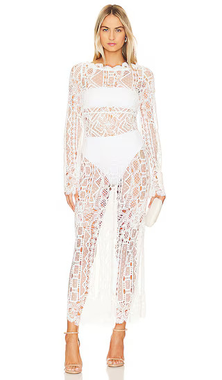 x REVOLVE Christianne Maxi Dress in Ivory | Revolve Clothing (Global)