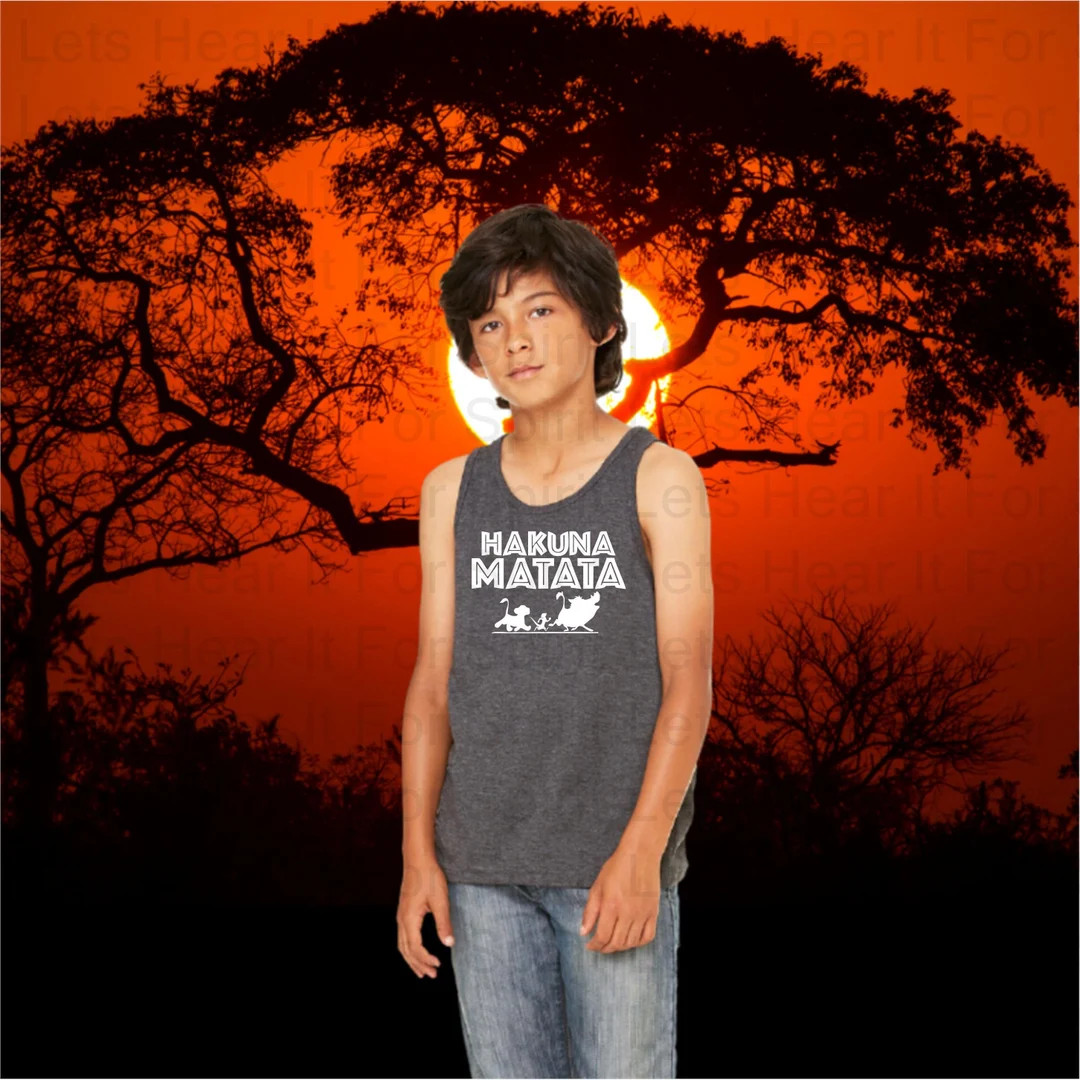 Hakuna Matata Shirt, Hakuna Matata Tank, Lion King Disney Shirt, Pumba and Timon Shirt, Hakuna Ma... | Etsy (US)