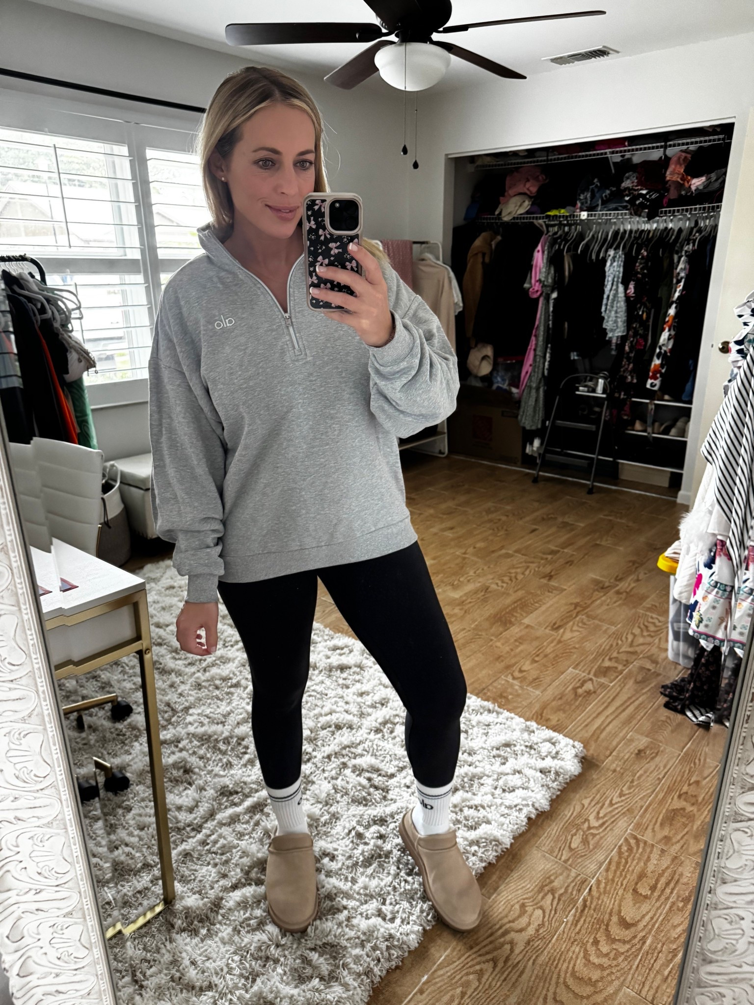 Alo yoga. Lululemon. Ugg slippers 

#LTKootd #LTKgrwm #LTKMidsize