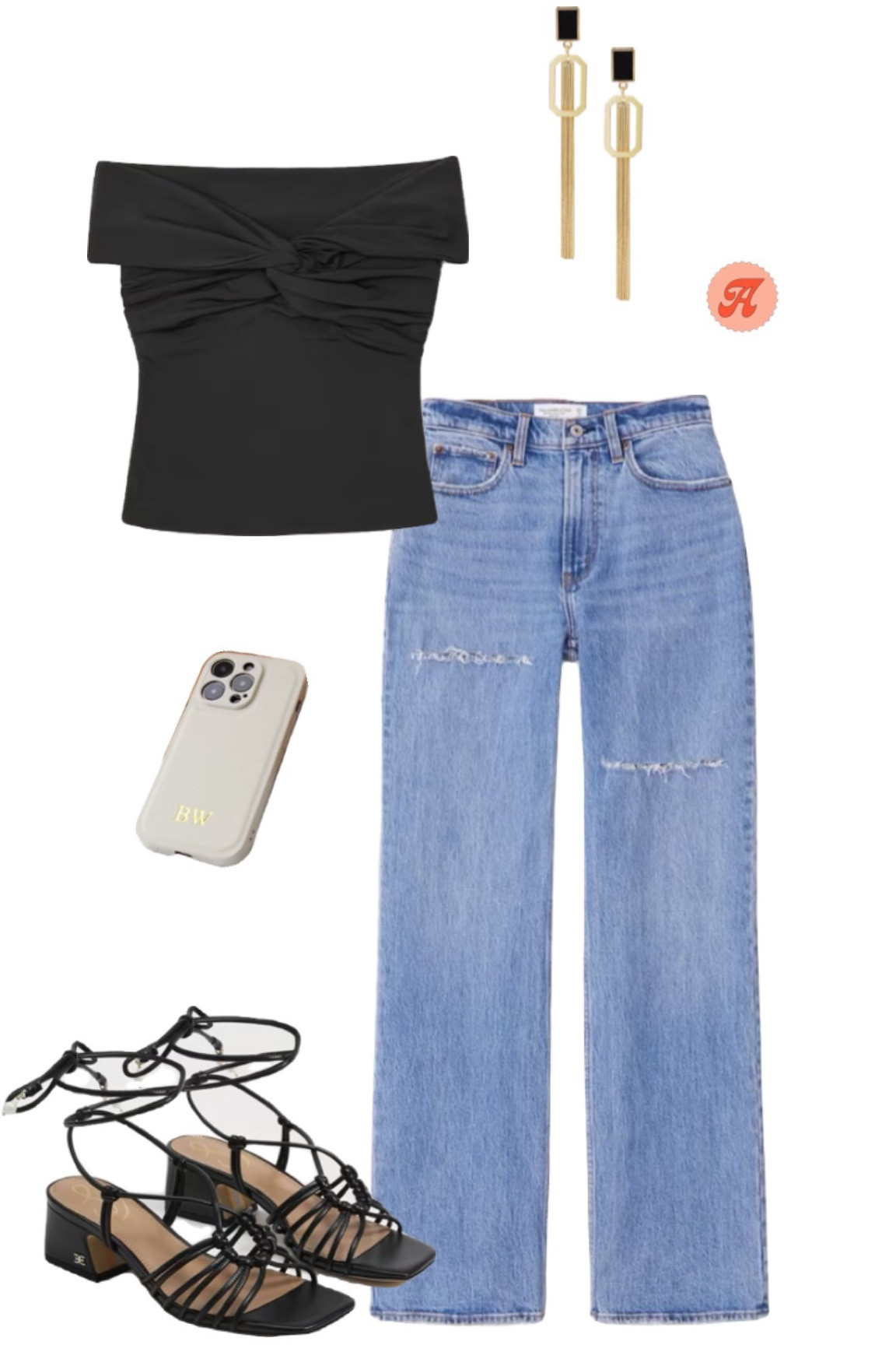 simple going out outfit ✨

tags: abercrombie, jeans, off the shoulder, strappy heels, phone case, statement earrings, vacation, brunch, date night 

#LTKshoecrush #LTKunder100 #LTKstyletip