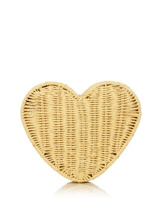 AQUA Wicker Convertible Heart Clutch - Exclusive | Bloomingdale's Gifts Mother's Day Gifts Gifts ... | Bloomingdale's (US)