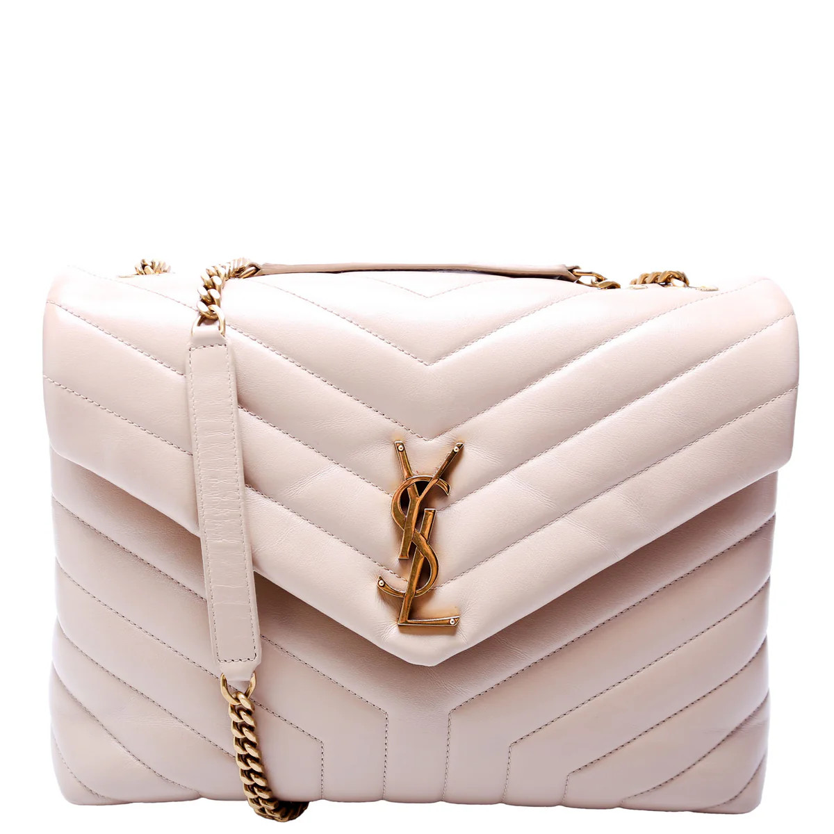 Loulou Medium Quilted 574946 Tan | Keeks Designer Handbags