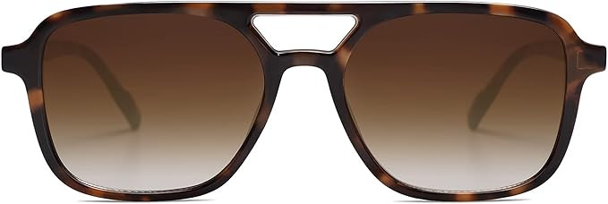 SOJOS Retro Aviator Sunglasses for Women Men,Trendy Rectangle Womens Mens Shades Sun Glasses SJ22... | Amazon (US)