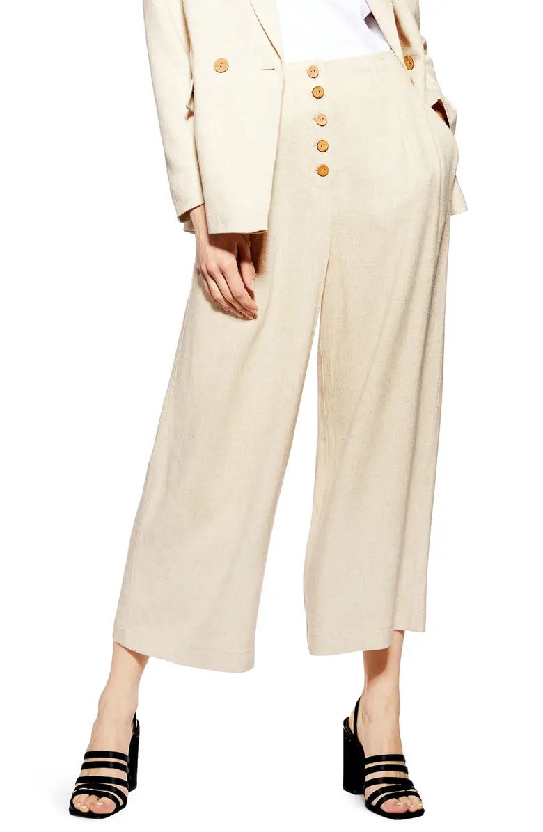 Coco Cropped Wide Leg Trousers | Nordstrom