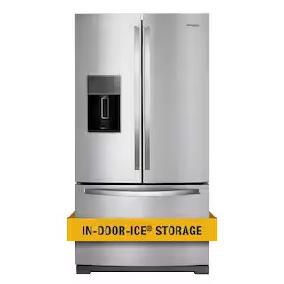 Whirlpool 26.8 cu. ft. French Door Refrigerator in Fingerprint Resistant Stainless Steel WRF757SD... | The Home Depot
