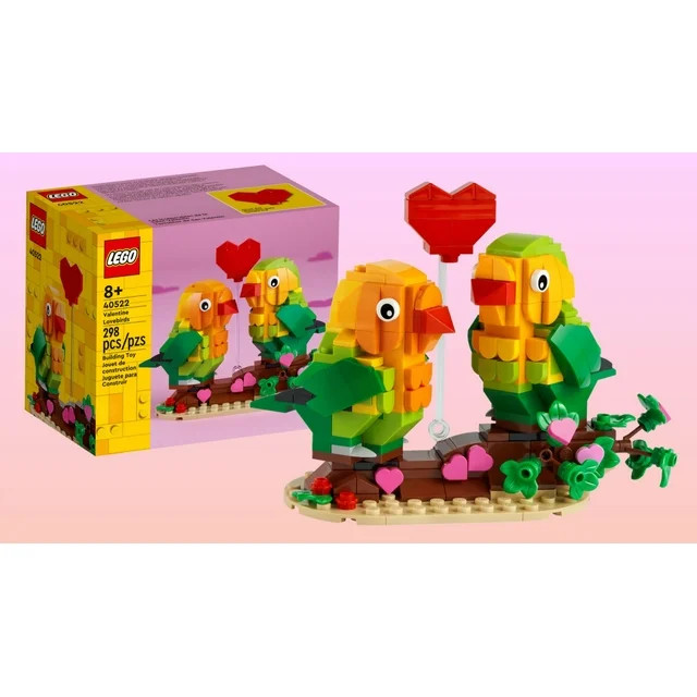 LEGO Valentine Lovebirds 40522 Building Toy Set; for Kids, Boys and Girls Ages 8+ (298 Pieces) | Walmart (US)