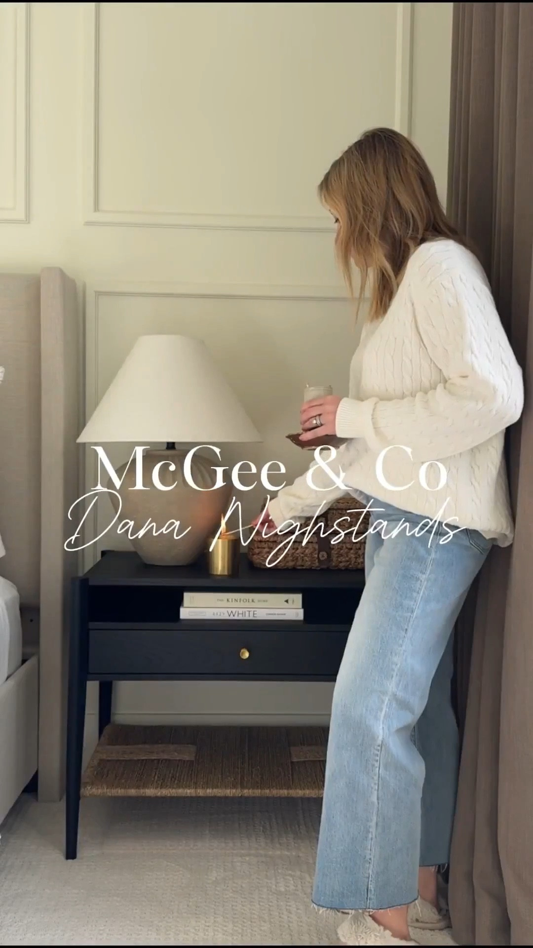 We added these gorgeous woven shelf nightstands to our guest room last year! They bring in warmth, texture, and functionality! I love pairing an elevated nightstand with a more affordable lighting source. It creates balance and warmth! 

#LTKHome