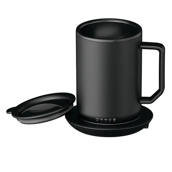 ionMug & Charging Coaster, 12oz. Stainless Steel Self Heating Coffee Mug with Lid, 3.5" x 3.5" x ... | Walmart (US)