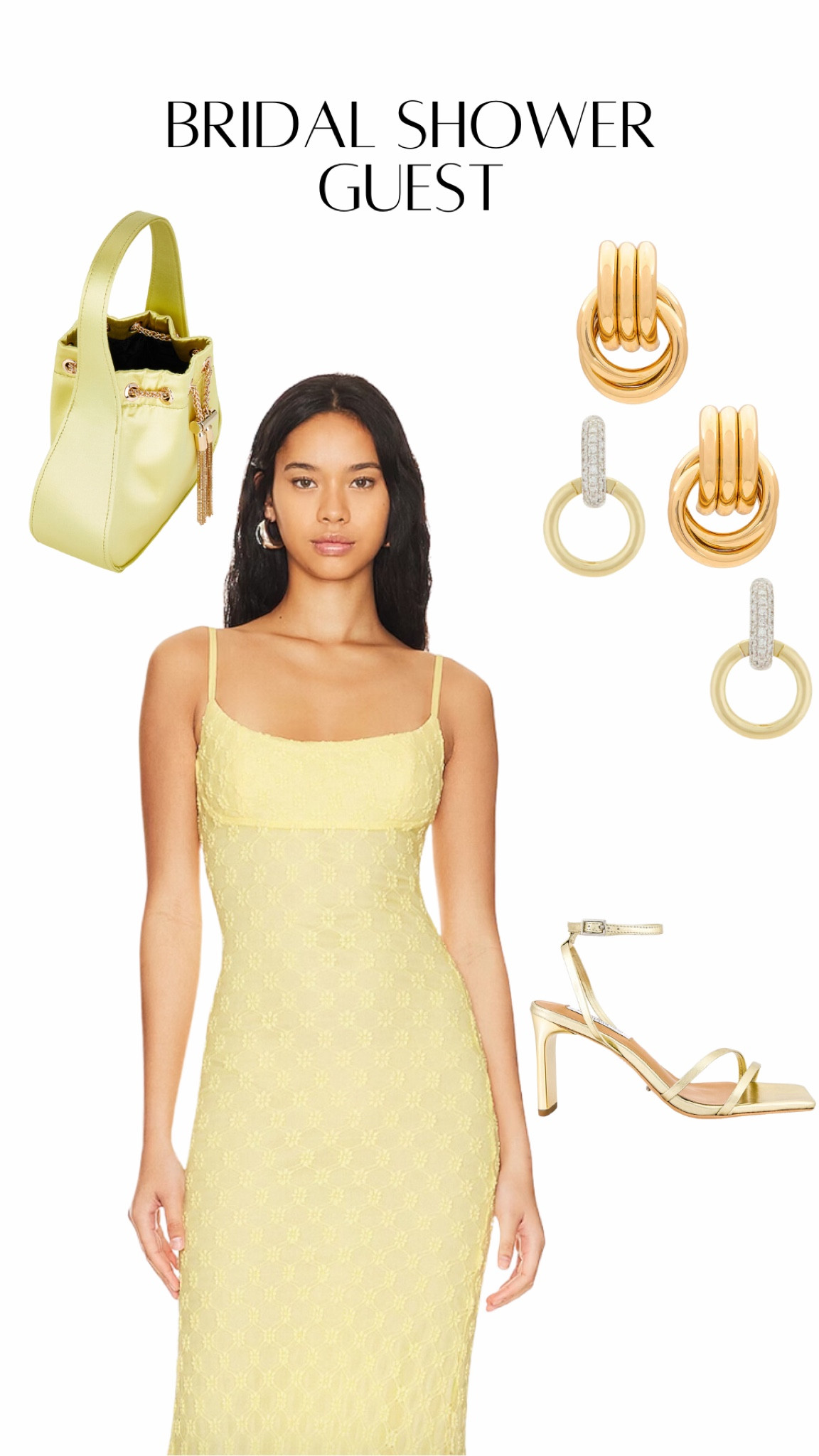 Bridal shower guest look 💛